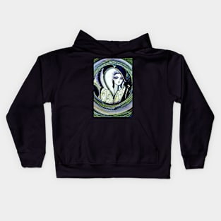 PURPLE, GREEN,  House of Harlequin Kids Hoodie